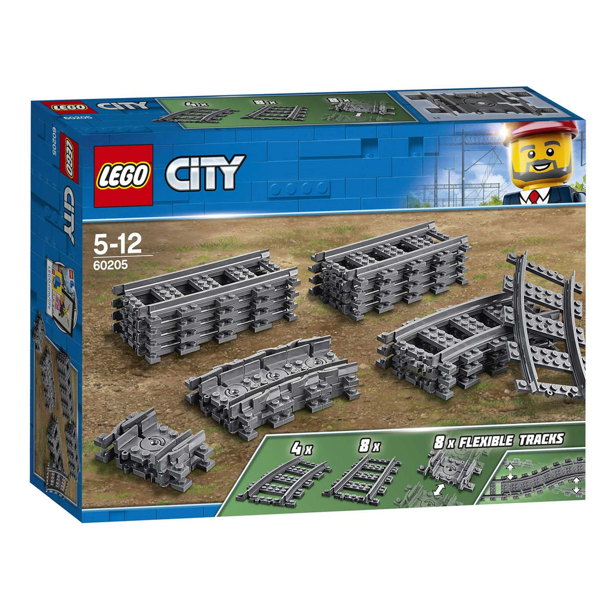 Lego city 60205 treinrails