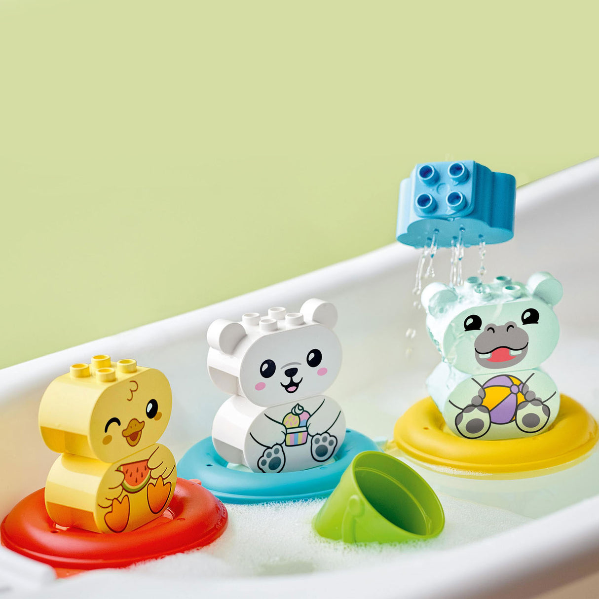 Lego duplo 10965 pret in bad: drijvende dierentrein
