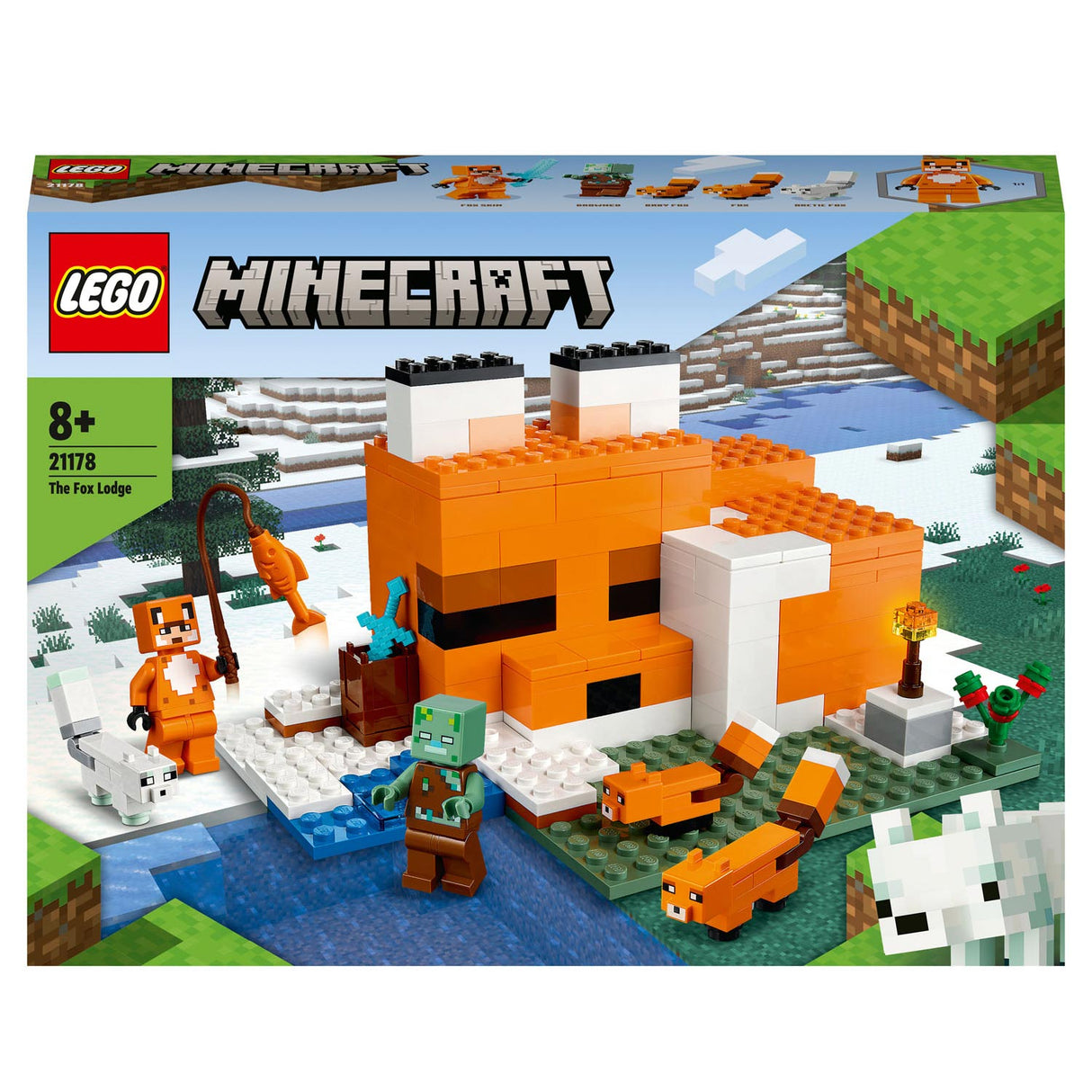 Lego minecraft 21178 de vossenhut