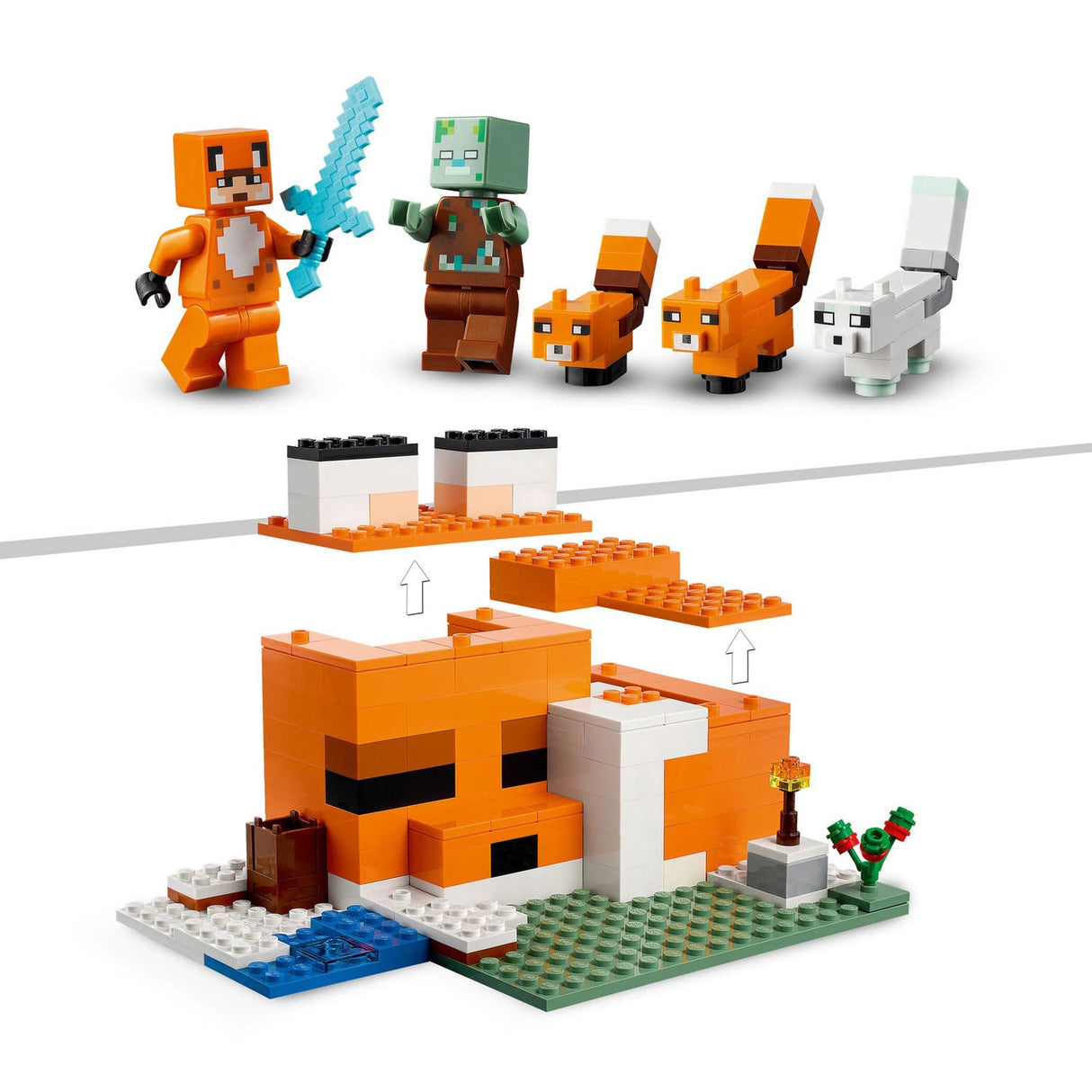Lego minecraft 21178 de vossenhut