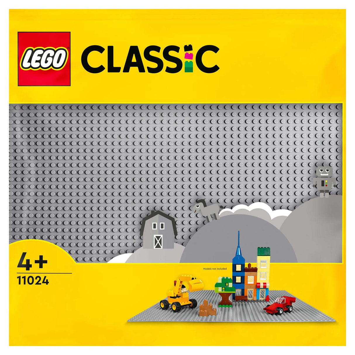 Lego classic 11024 grijze bouwplaat