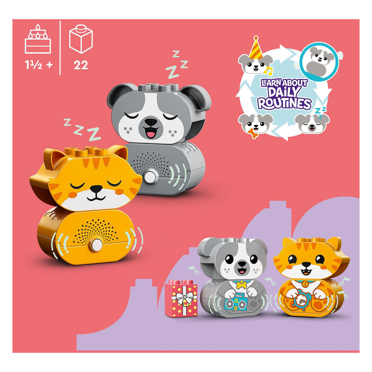 Lego duplo 10977 mijn eerste puppy kitten met geluiden