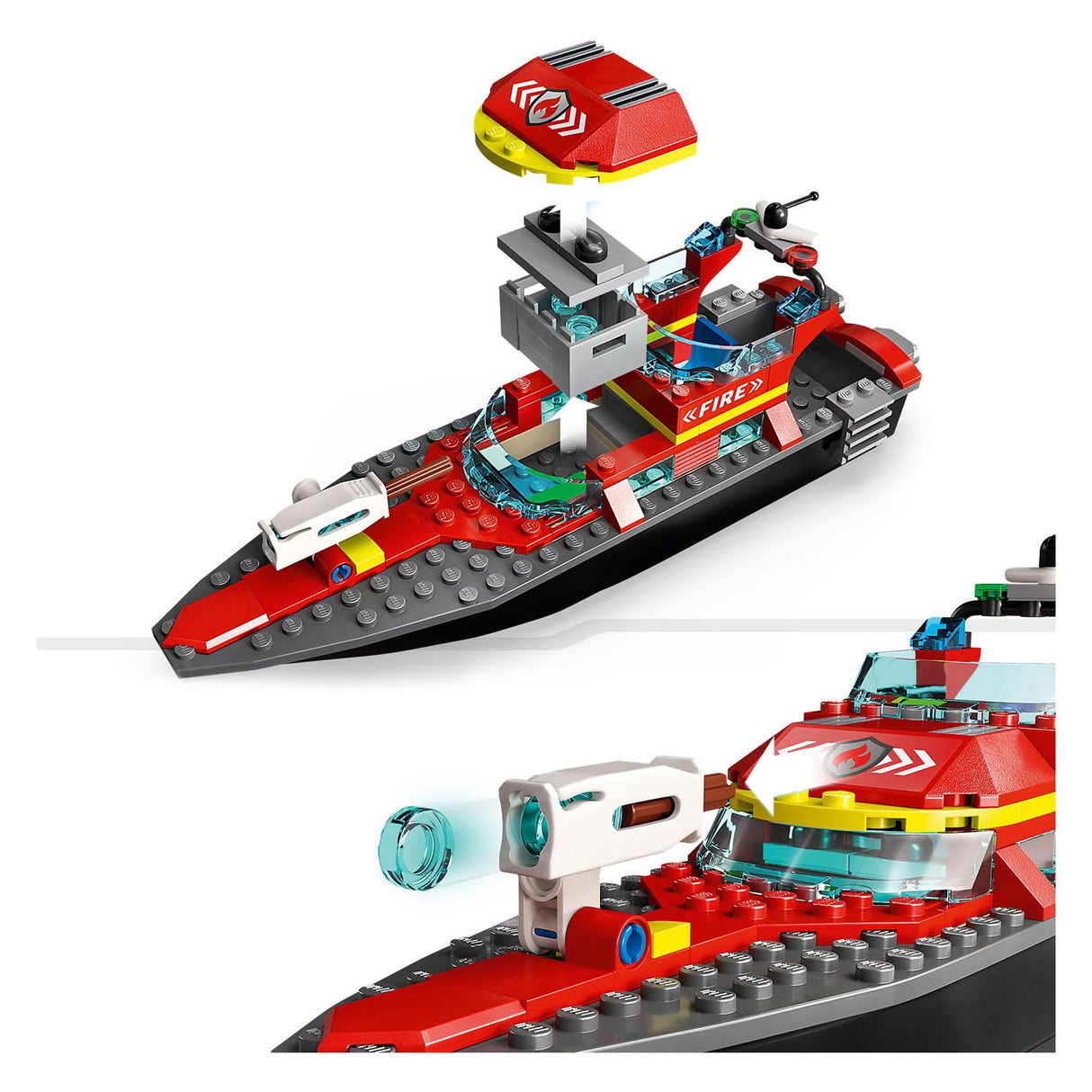 Lego city 60373 reddingsboot brand