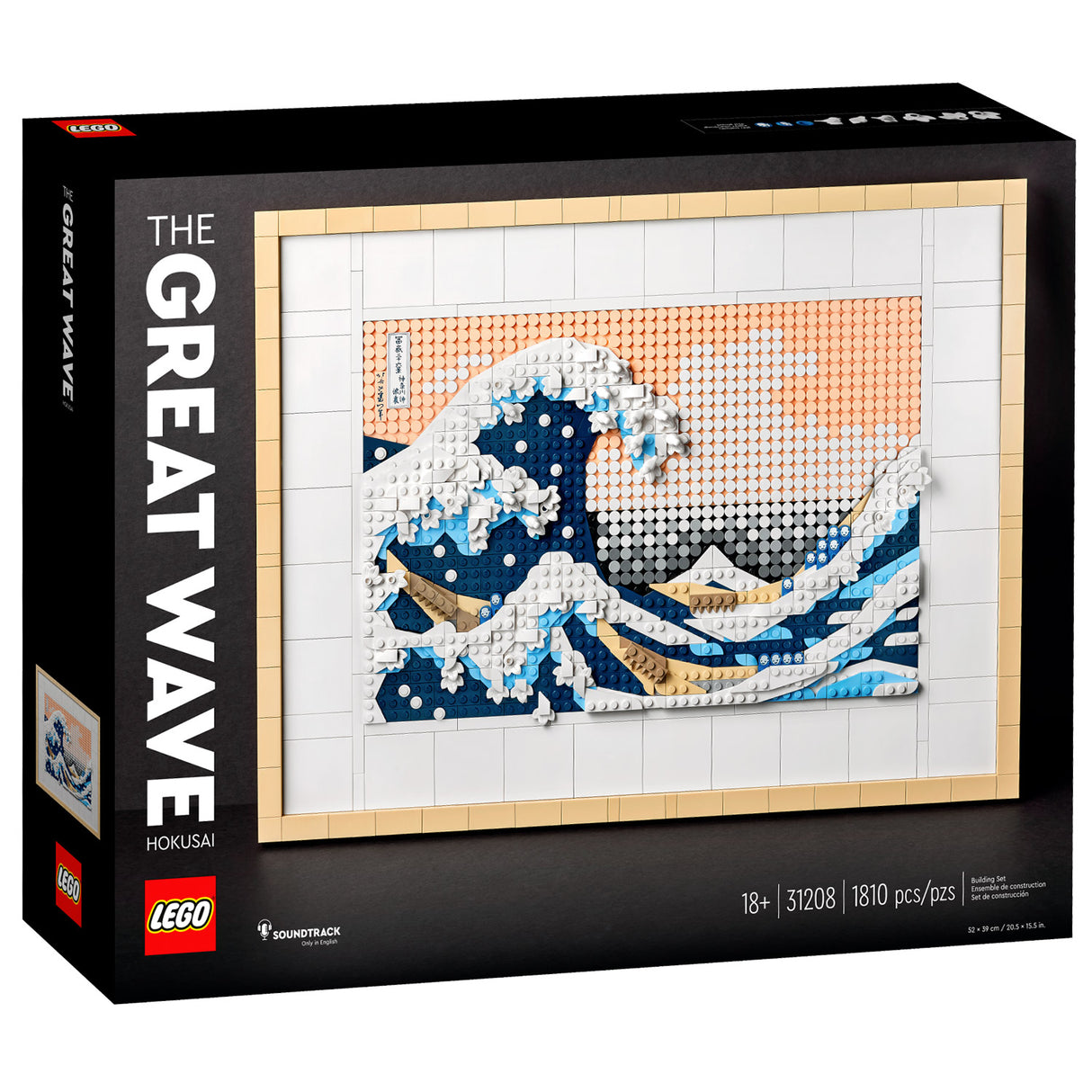 Lego art 31208 hokusai de grote golf