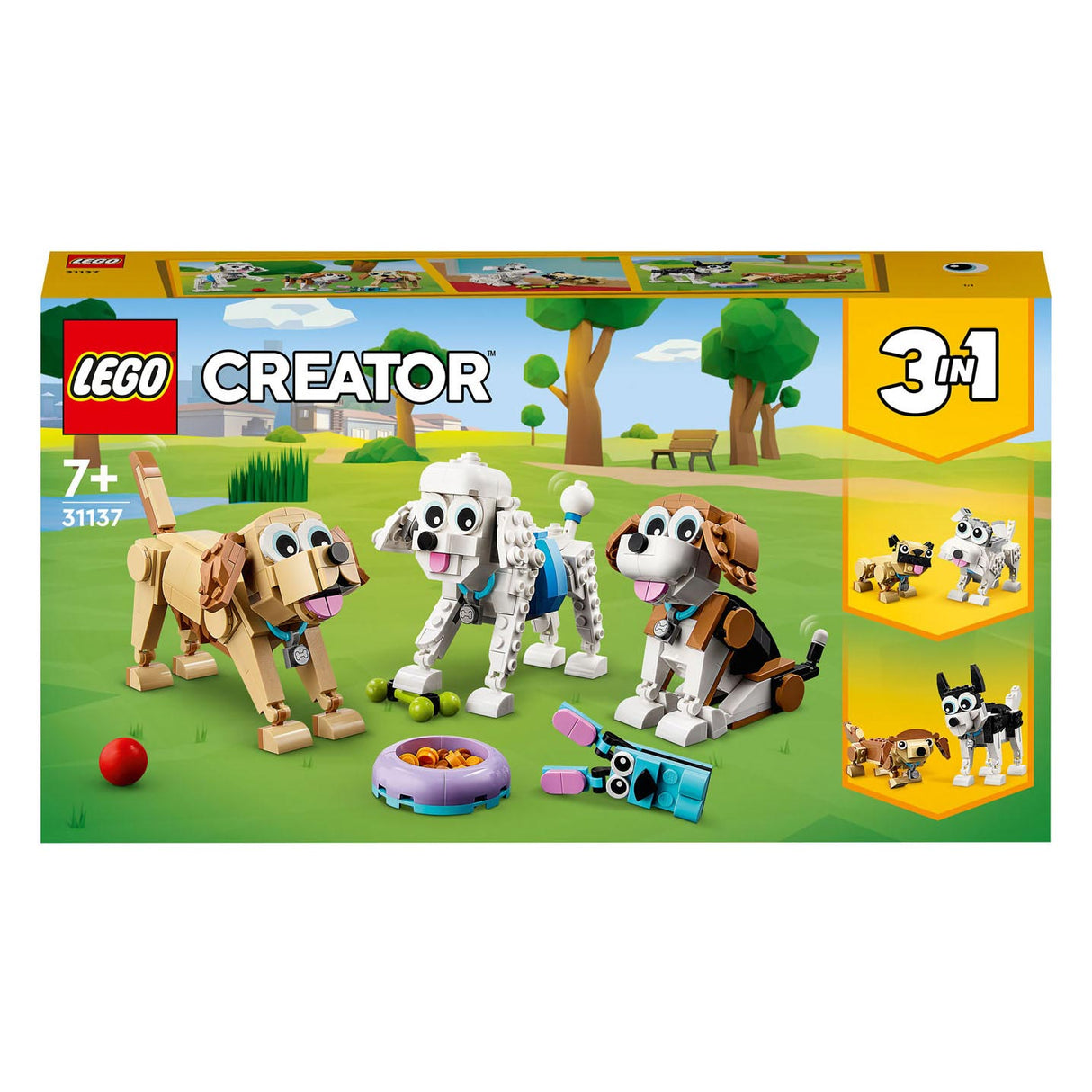Lego creator 31137 schattige honden