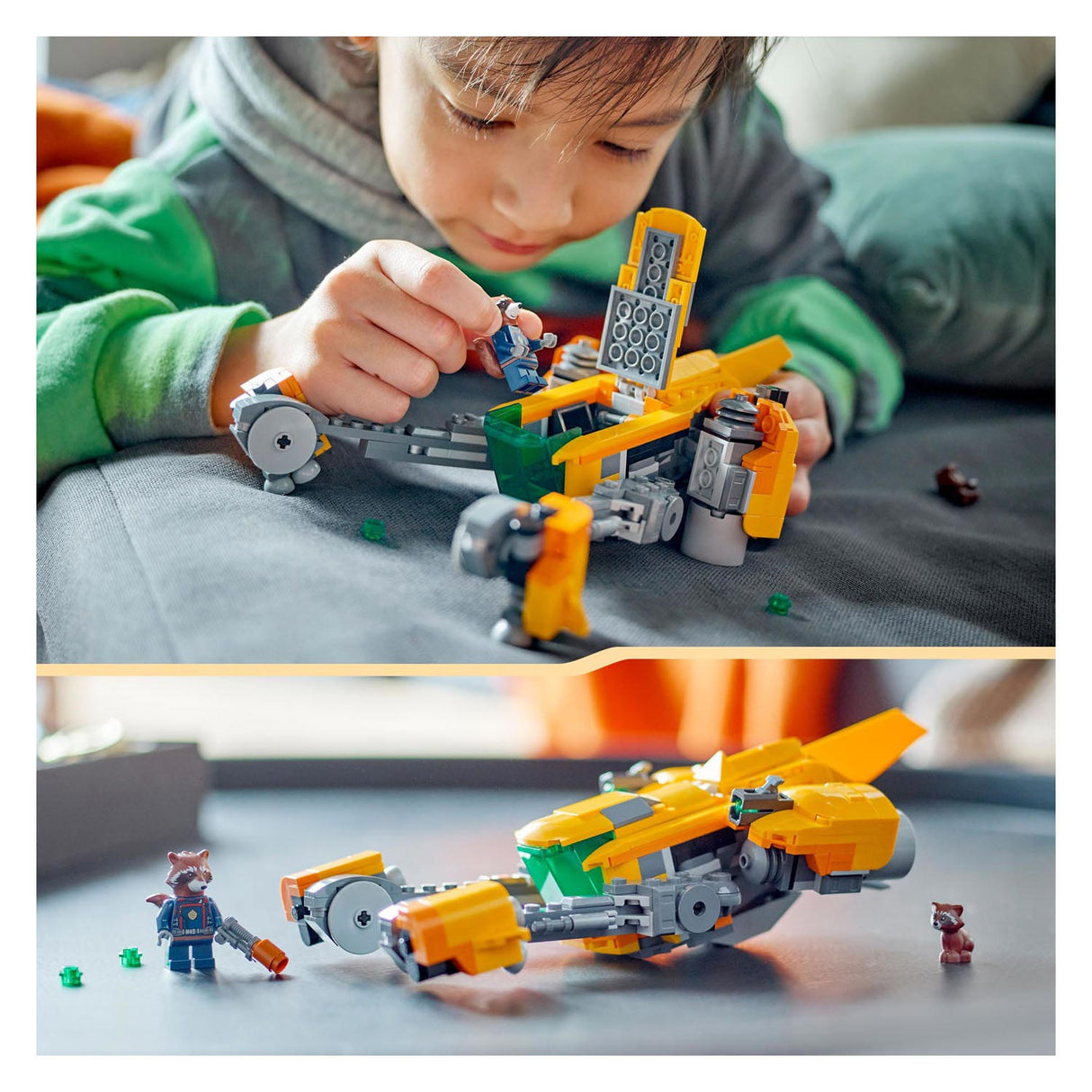 Lego super heroes 76254 het schip van baby rocket