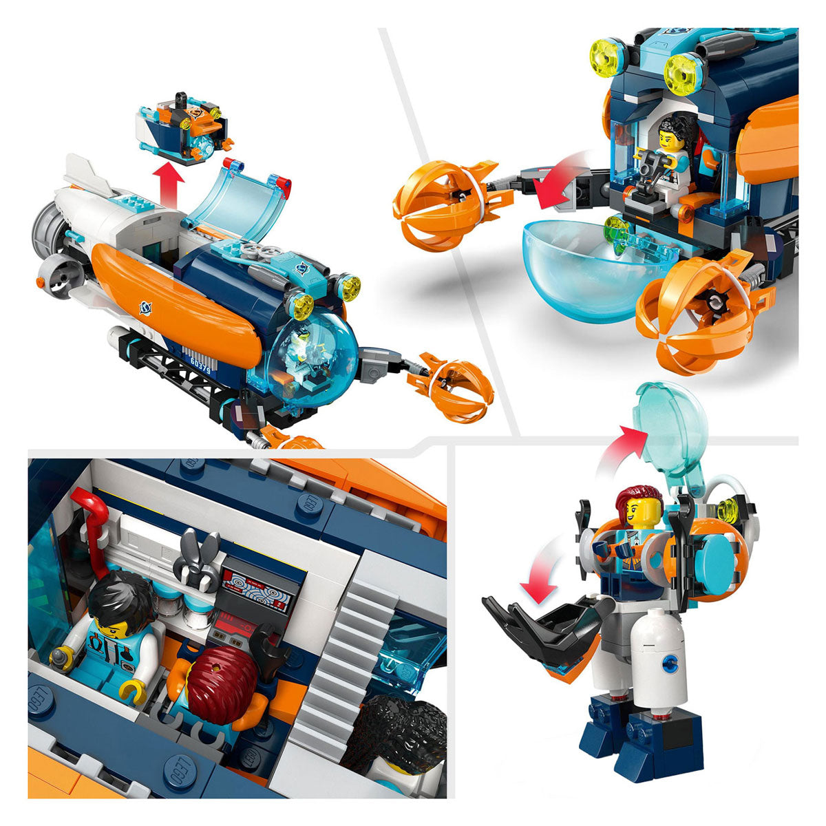 Lego LEGO City 60379 Duikboot Voor Diepzeeonderzoek