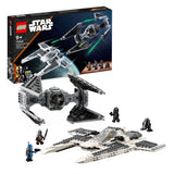 Lego star wars 75348 mandalorian fang fighter vs. tie interceptor set