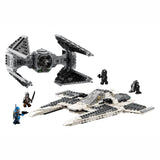 Lego star wars 75348 mandalorian fang fighter vs. tie interceptor set