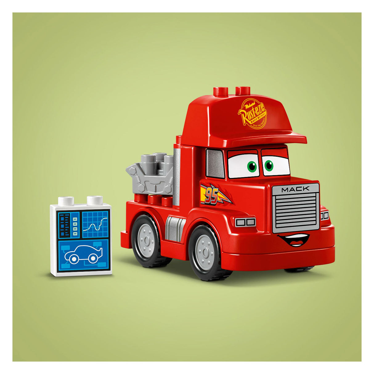 Lego duplo 10417 mack bij de race