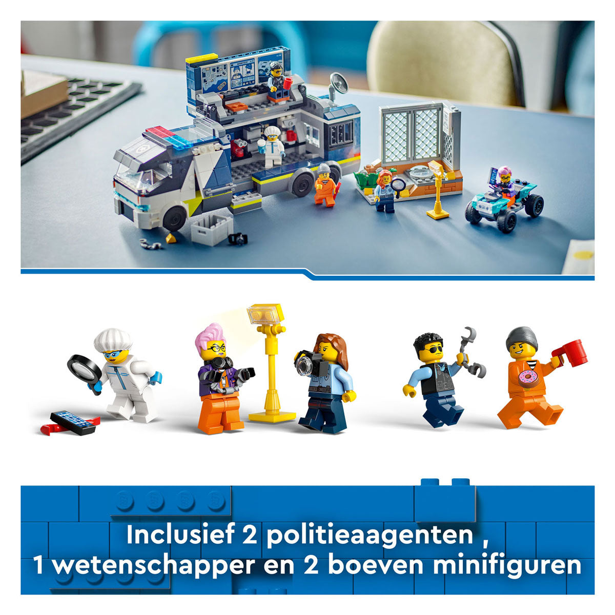 Lego LEGO City 60418 Politielaboratorium In Truck