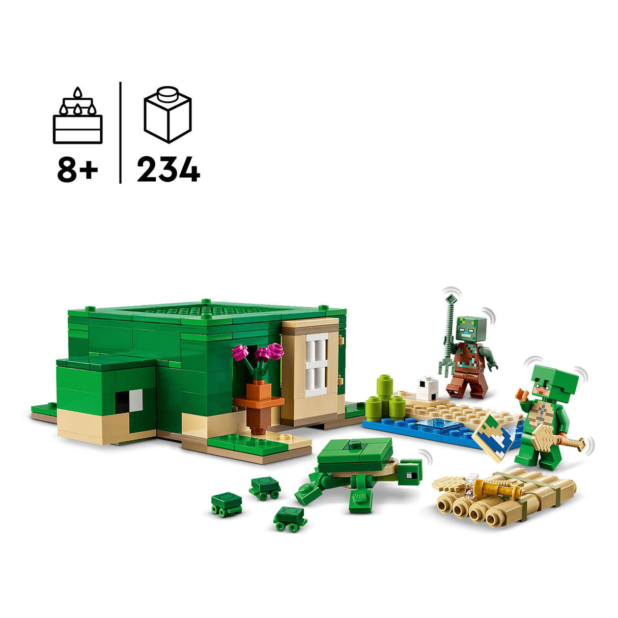 Lego LEGO Minecraft 21254 Het Schildpadstrandhuis