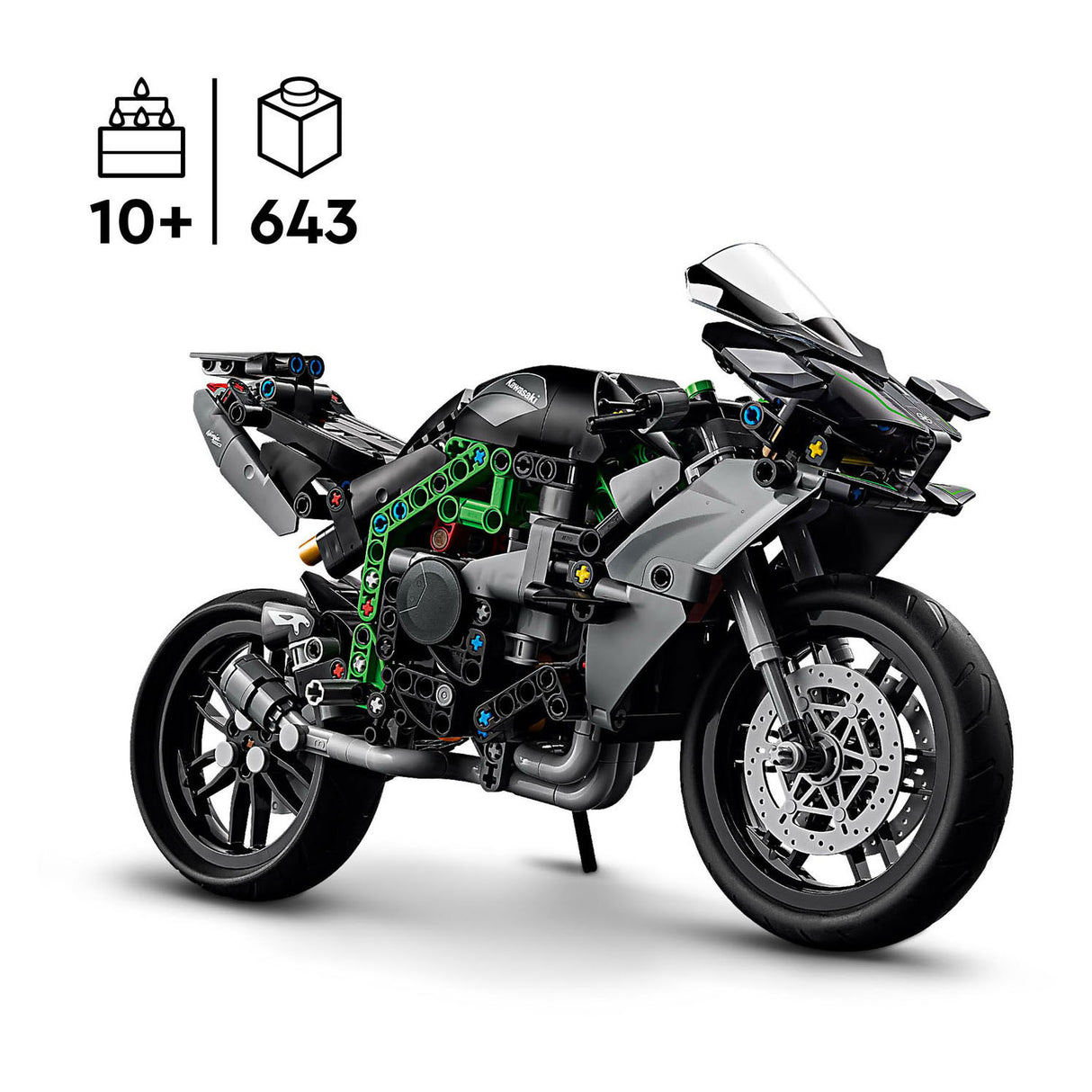 Lego technic 42170 kawasaki ninja h2r motor