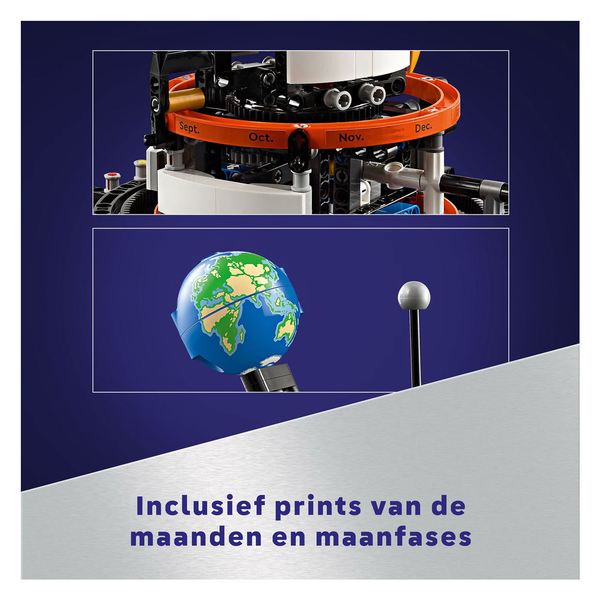 Lego technic 42179 de aarde en de maan in beweging