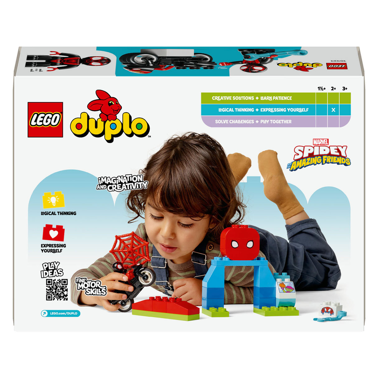 Lego duplo 10424 de motoravonturen van spin