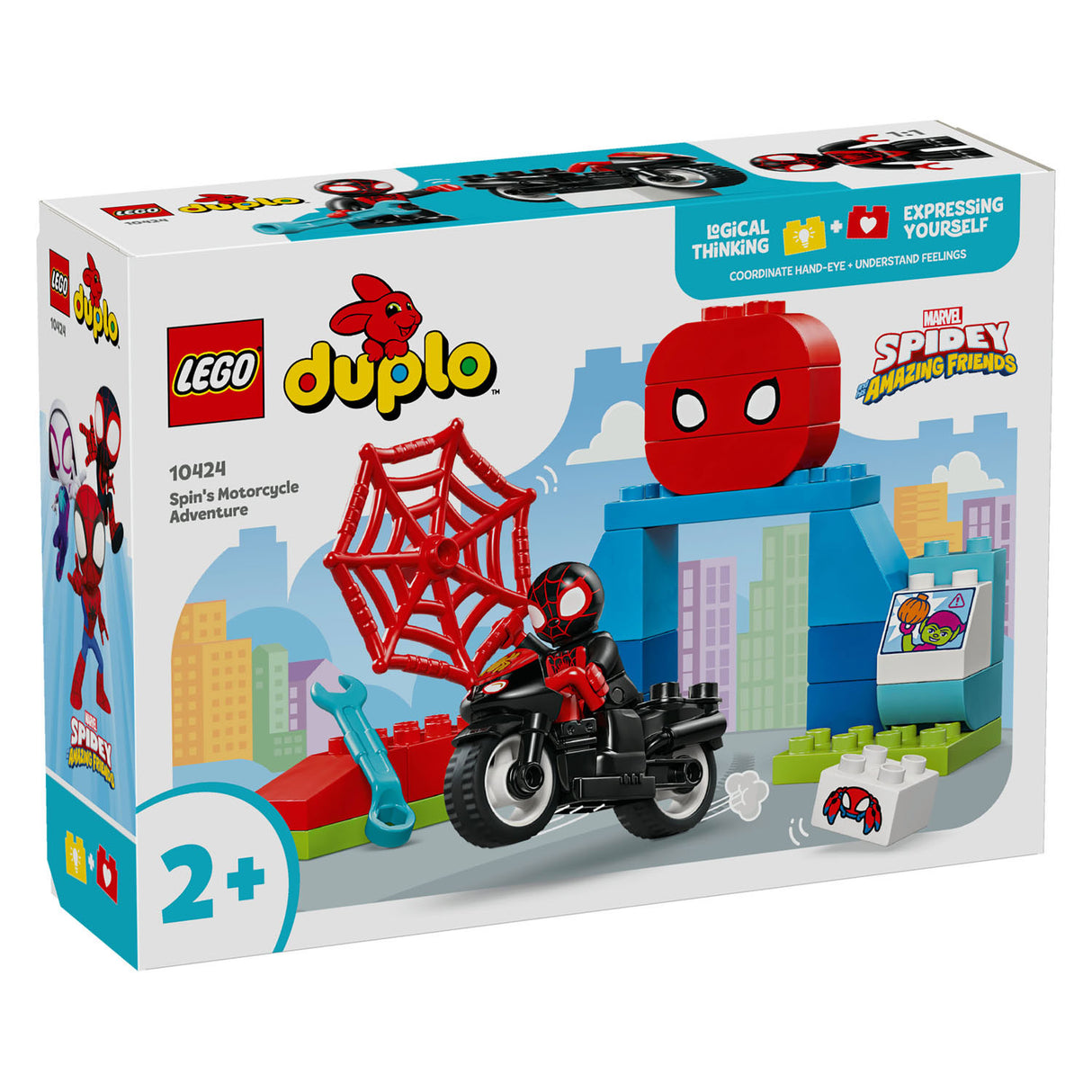 Lego duplo 10424 de motoravonturen van spin