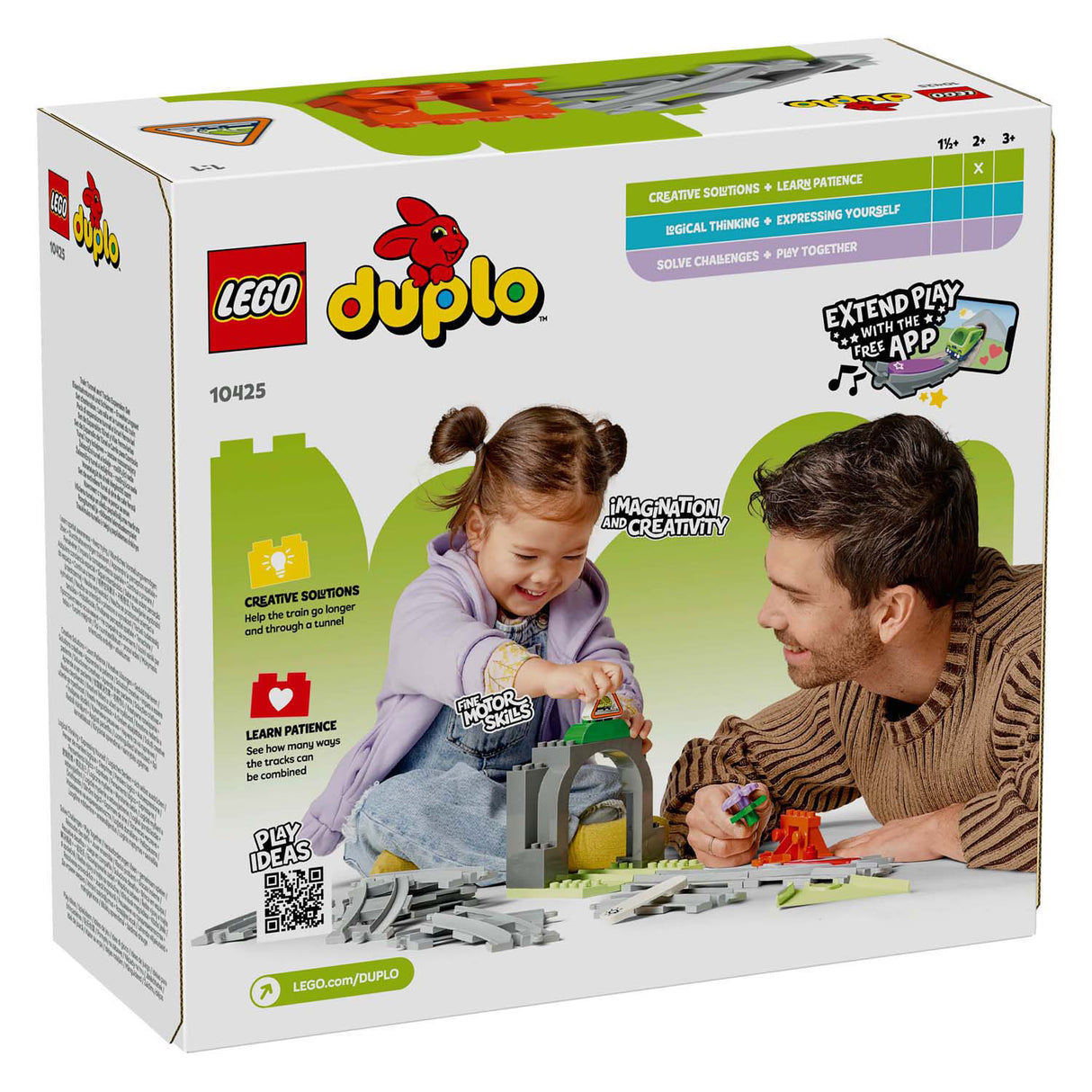 Lego duplo town 10425 treintunnel en rails uitbreidingsset
