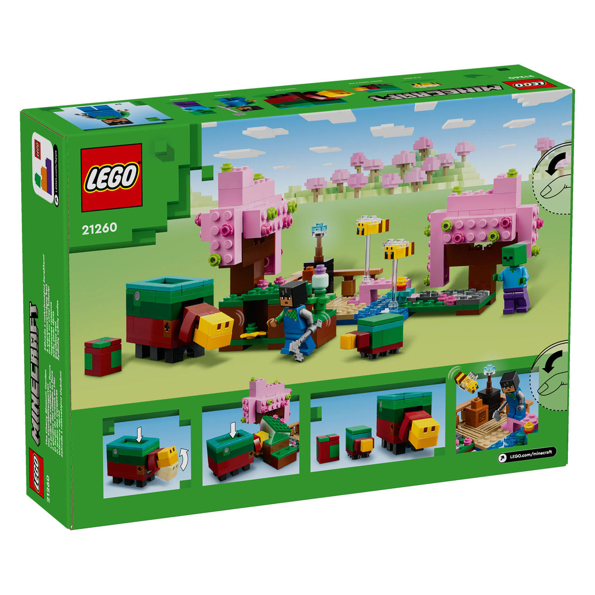 Lego minecraft 21260 de kersenbloesemtuin