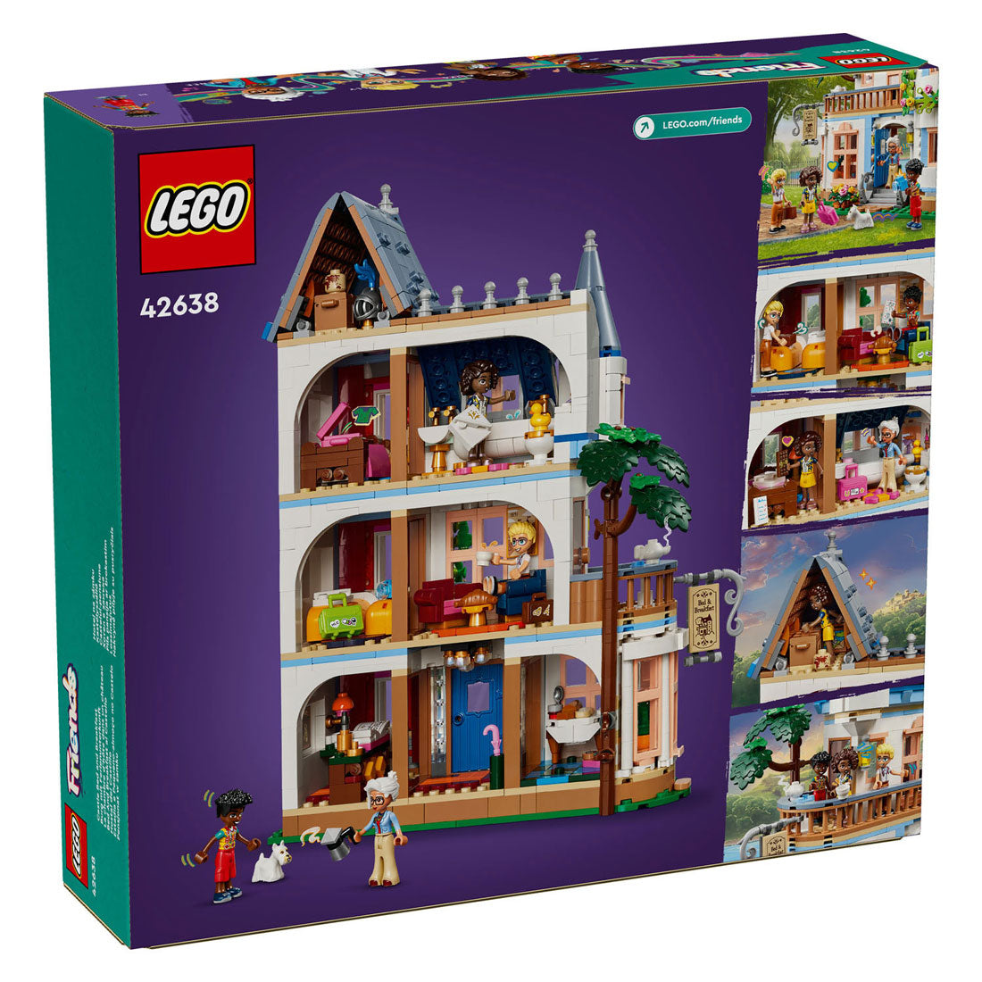 Lego friends 42638 bed and breakfast in kasteel