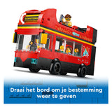 Lego city 60407 toeristische rode dubbeldekker