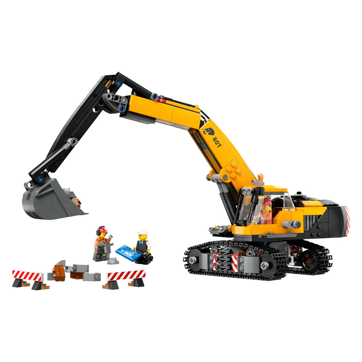 Lego city 60420 gele graafmachine