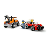 Lego city 60435 sleepwagen en sportautoreparatie