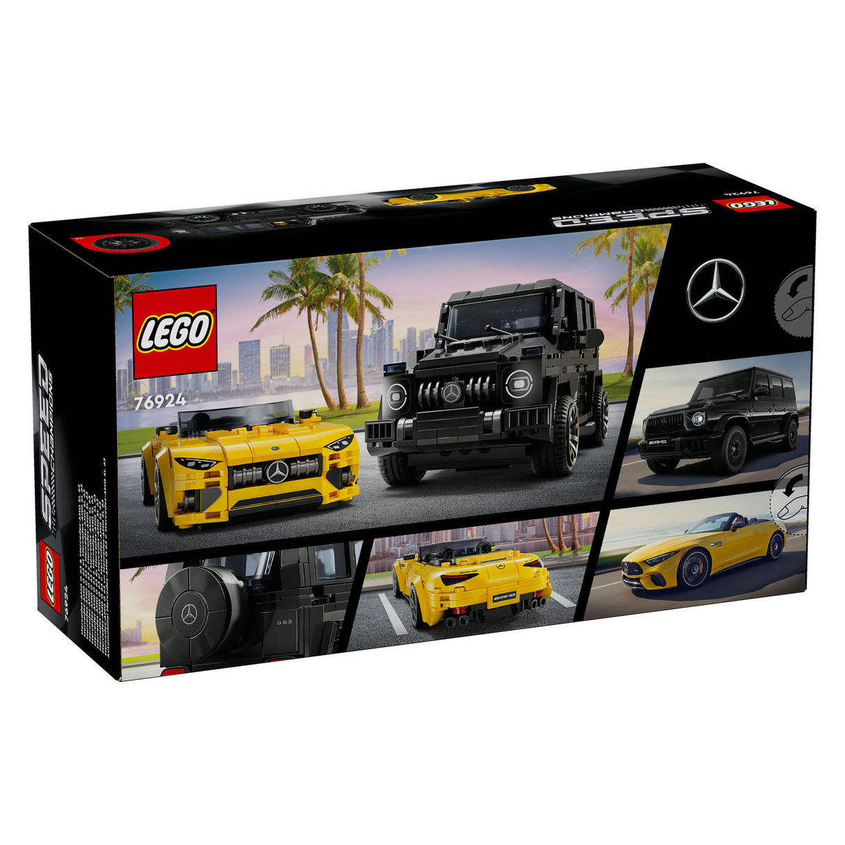 Lego speed champions 76924 mercedes-amg g 63 en mercedes-amg sl 63