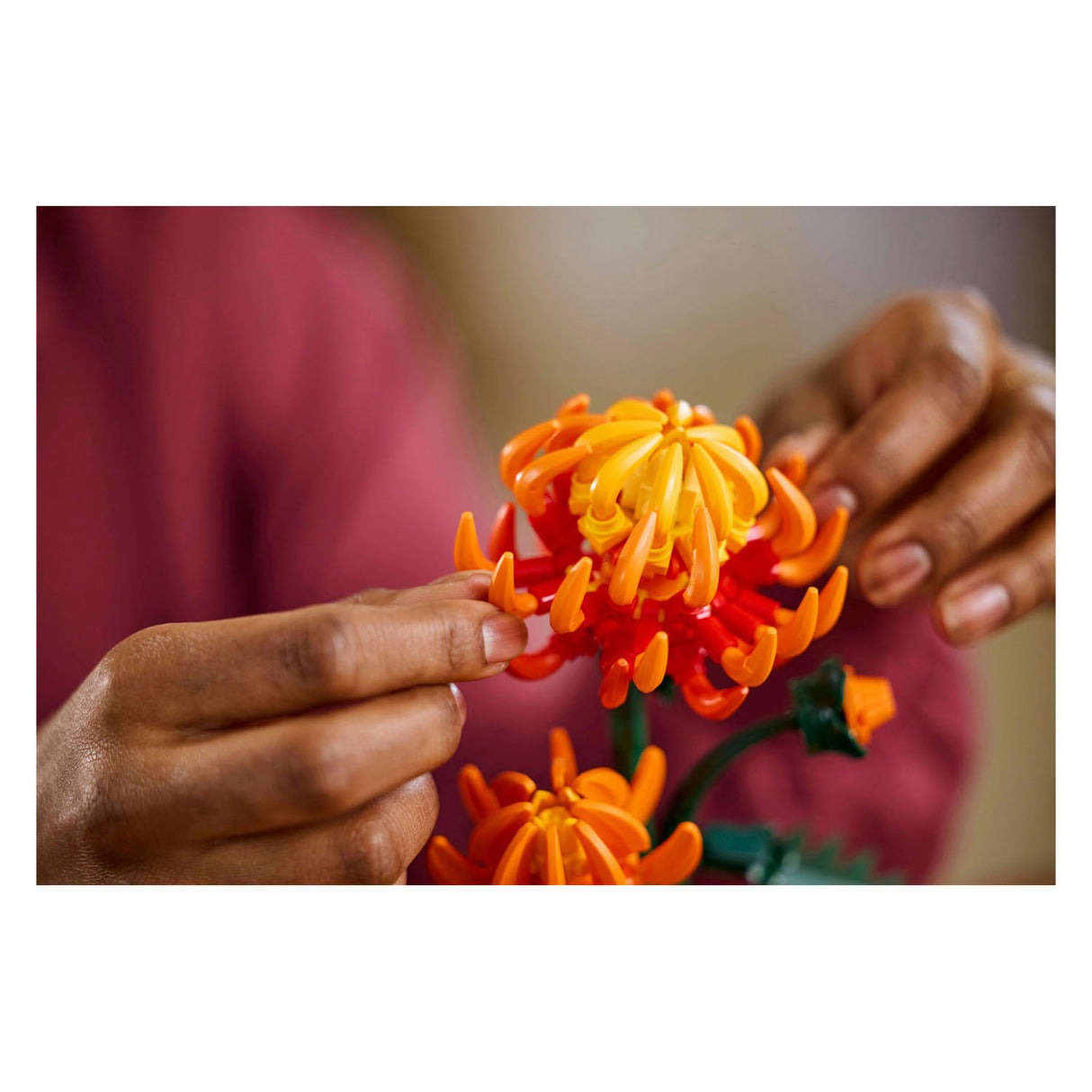 Lego 10368 icons chrysant
