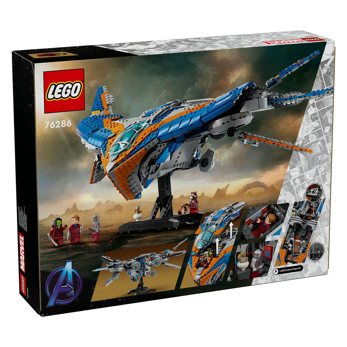 Lego super heroes 76286 guardians of the galaxy: de milano