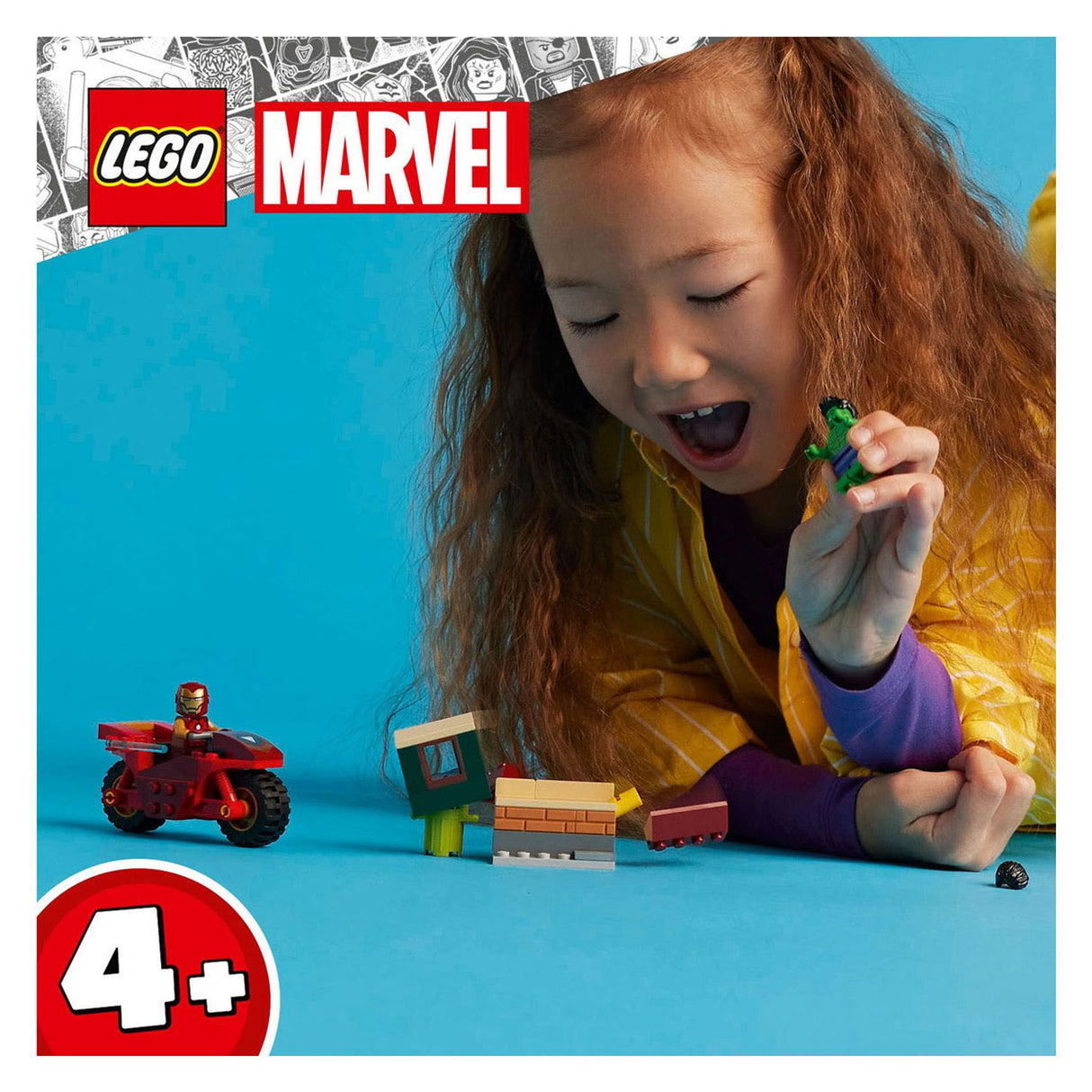 Lego super heroes 76287 iron man met motor en de hulk