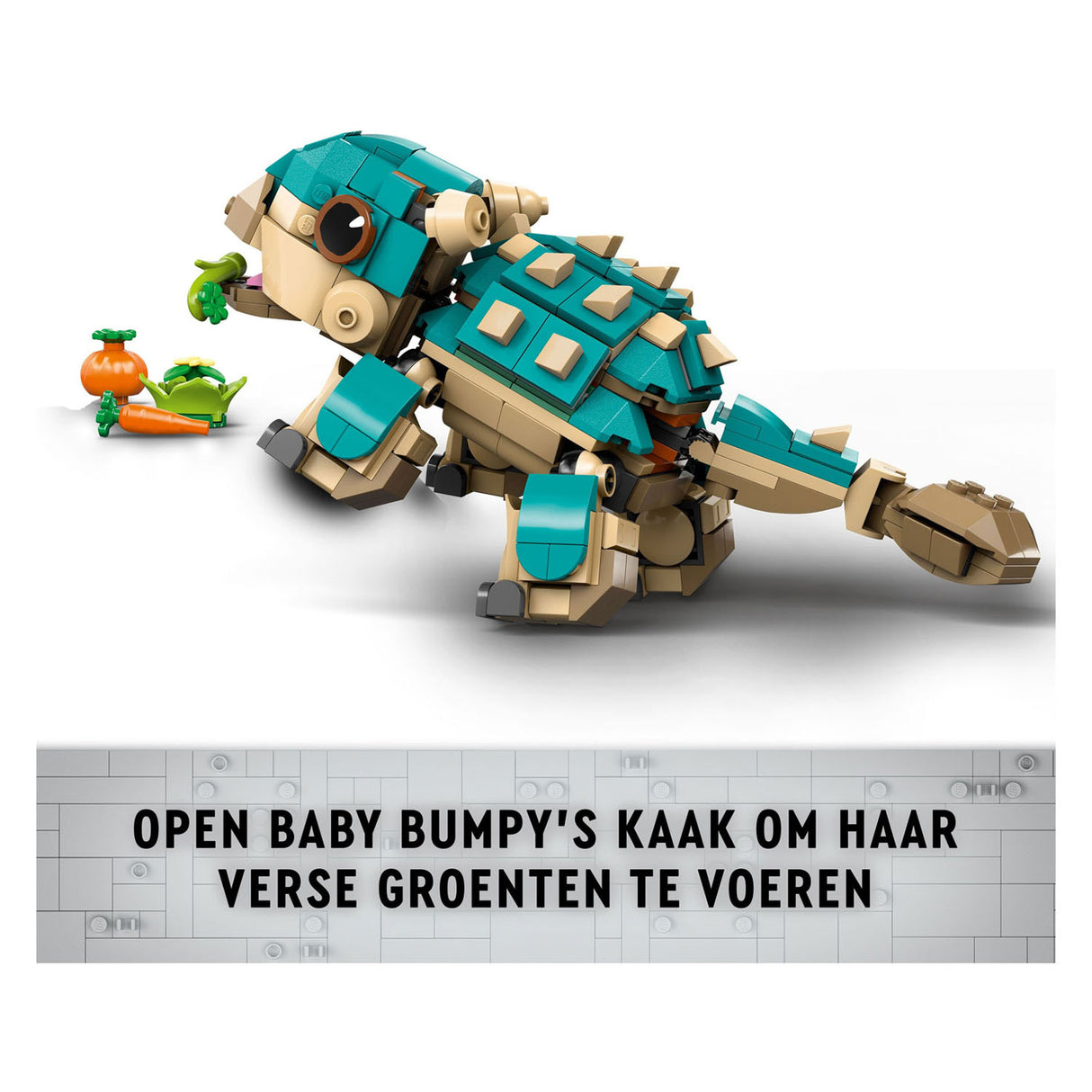 Lego jurassic world 76962 baby bumpy: ankylosaurus