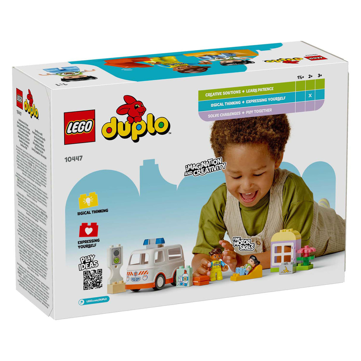 Lego duplo town 10447 ambulance met chauffeur