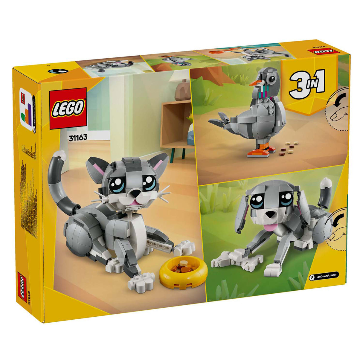 Lego creator 31163 speelse kat