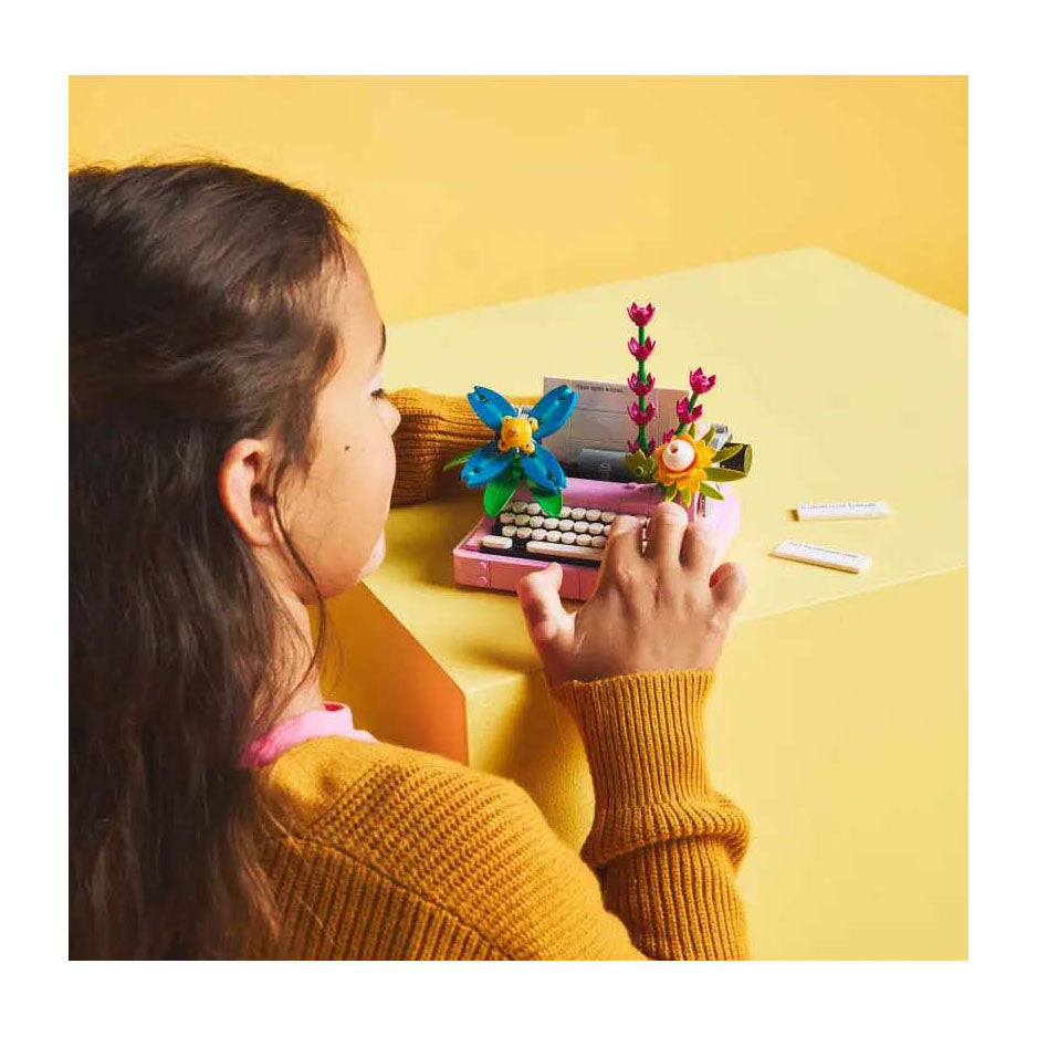 Lego creator 31169 typemachine met bloemen