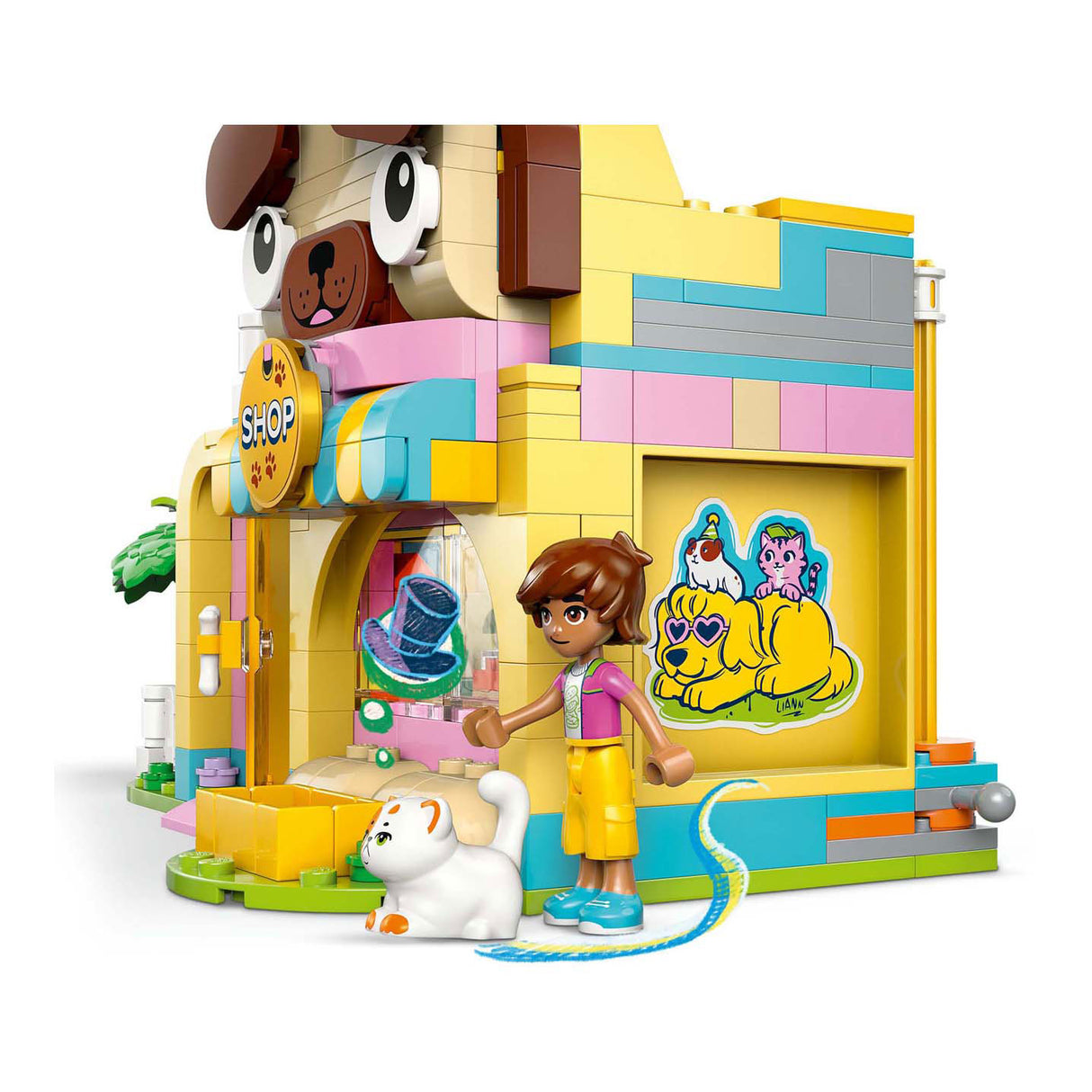 Lego friends 42650 winkel met dierenaccessoires