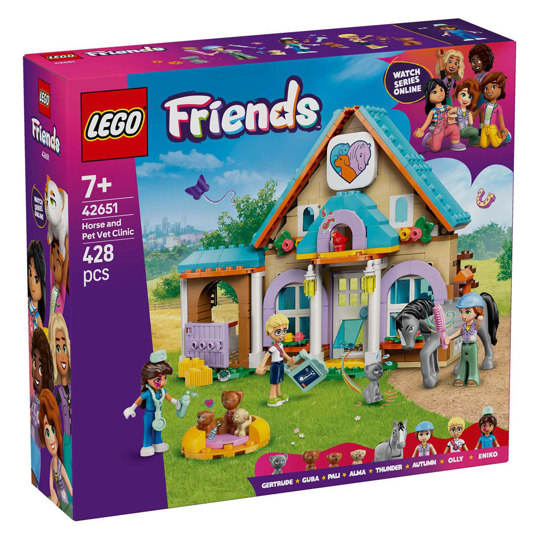 Lego friends 42651 dierenkliniek voor paarden en huisdieren