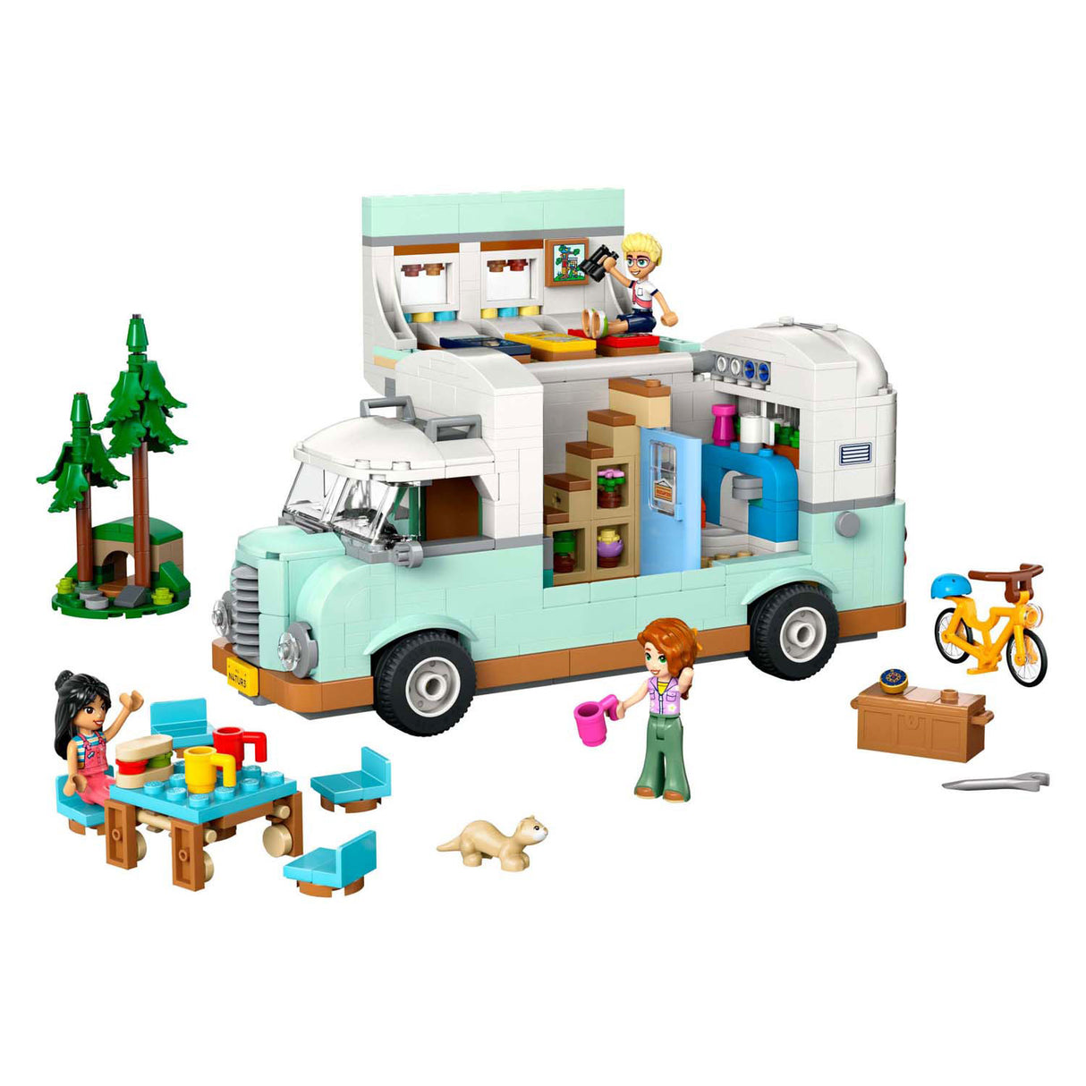 Lego friends 42663 camperavontuur met vrienden