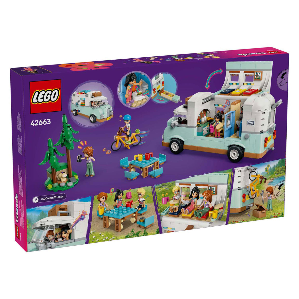 Lego friends 42663 camperavontuur met vrienden