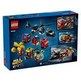 Lego city 60462 helikopter, brandweerauto en onderzeeer remix