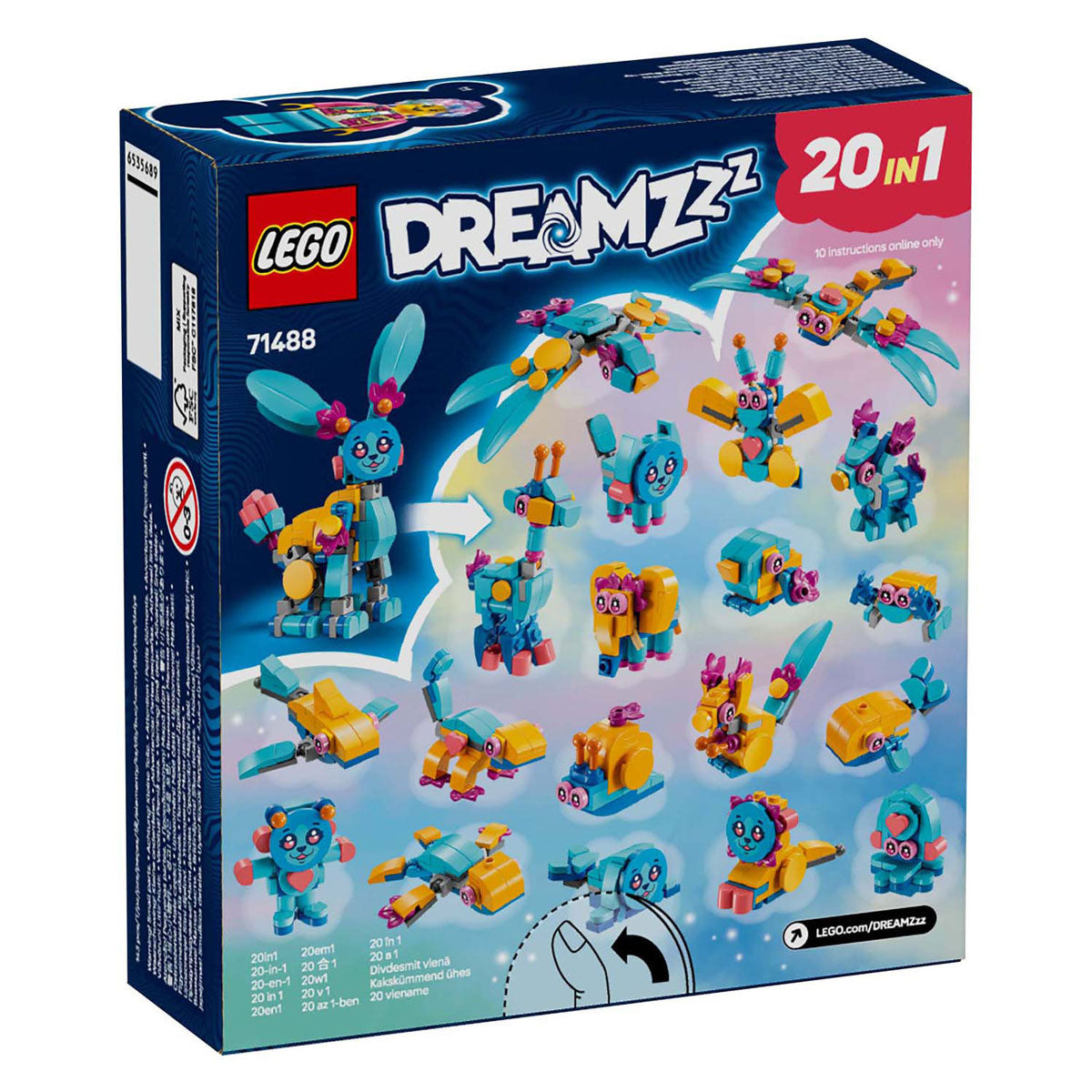 Lego dreamzzz 71488 bunchu's creatieve dierenavonturen