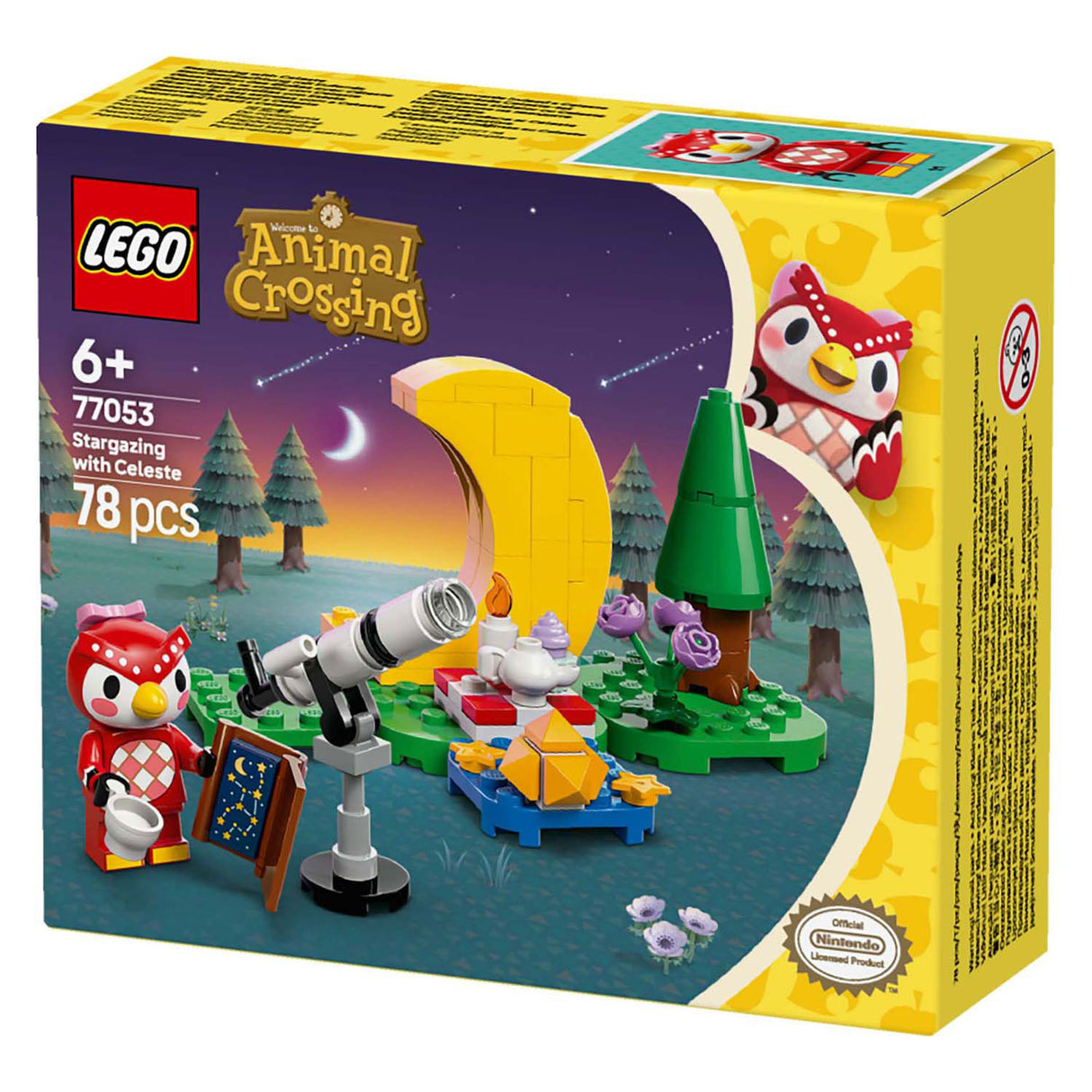 Lego animal crossing 77053 sterrenkijken met celeste