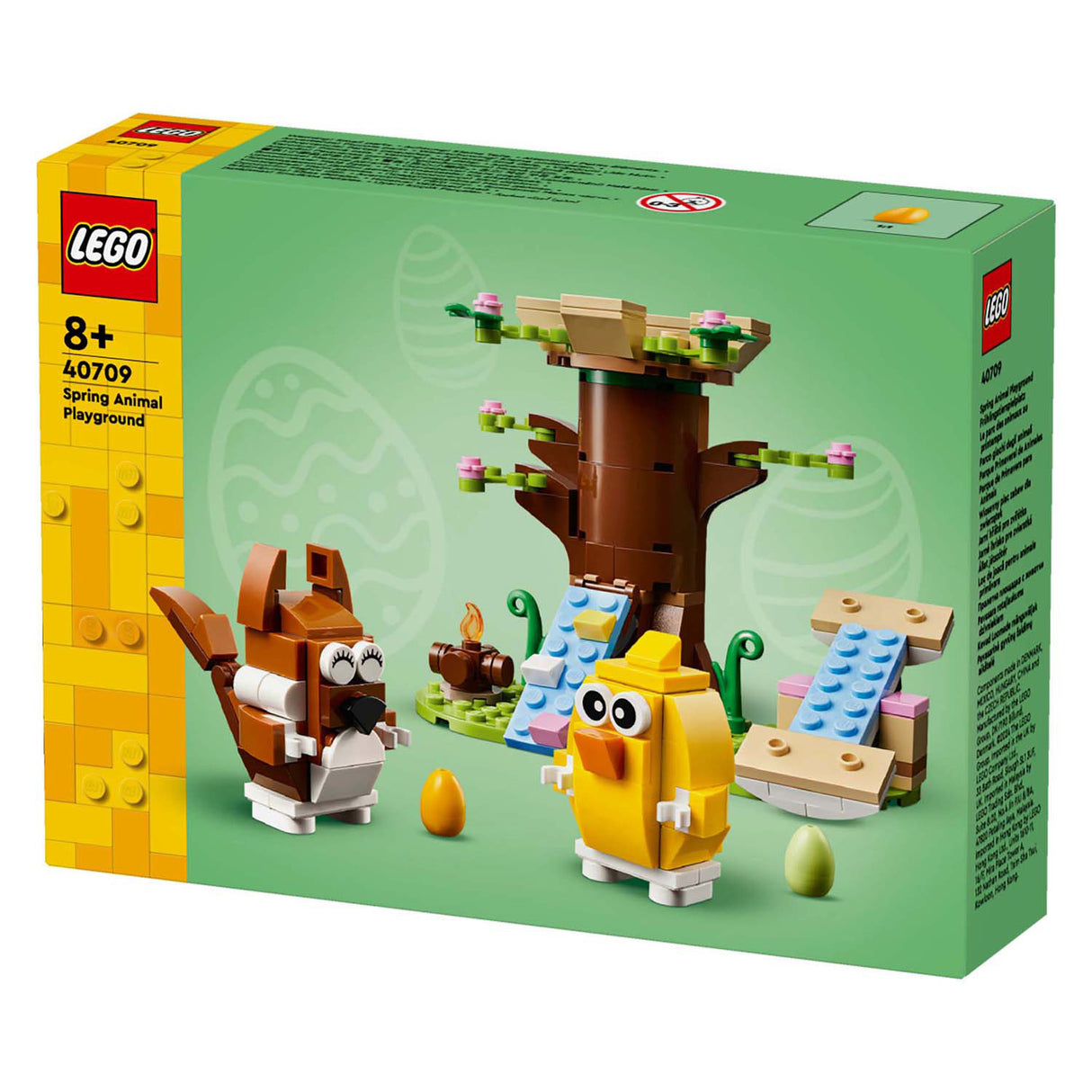 Lego iconic 40709 dierenspeeltuin in de lente
