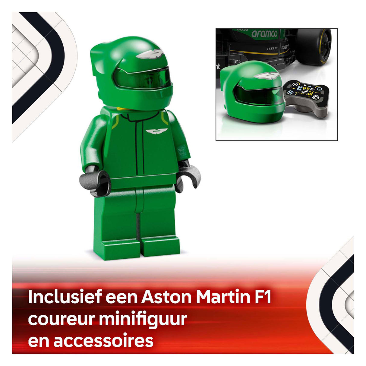 Lego speed champions 77245 aston martin aramco f1 amr24 racewagen