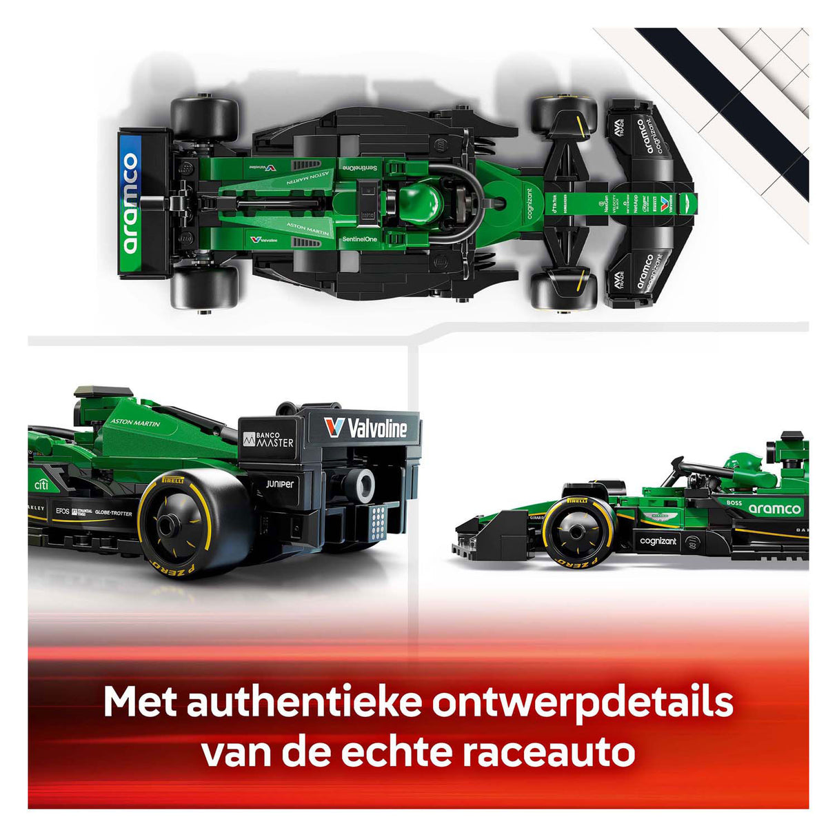 Lego speed champions 77245 aston martin aramco f1 amr24 racewagen