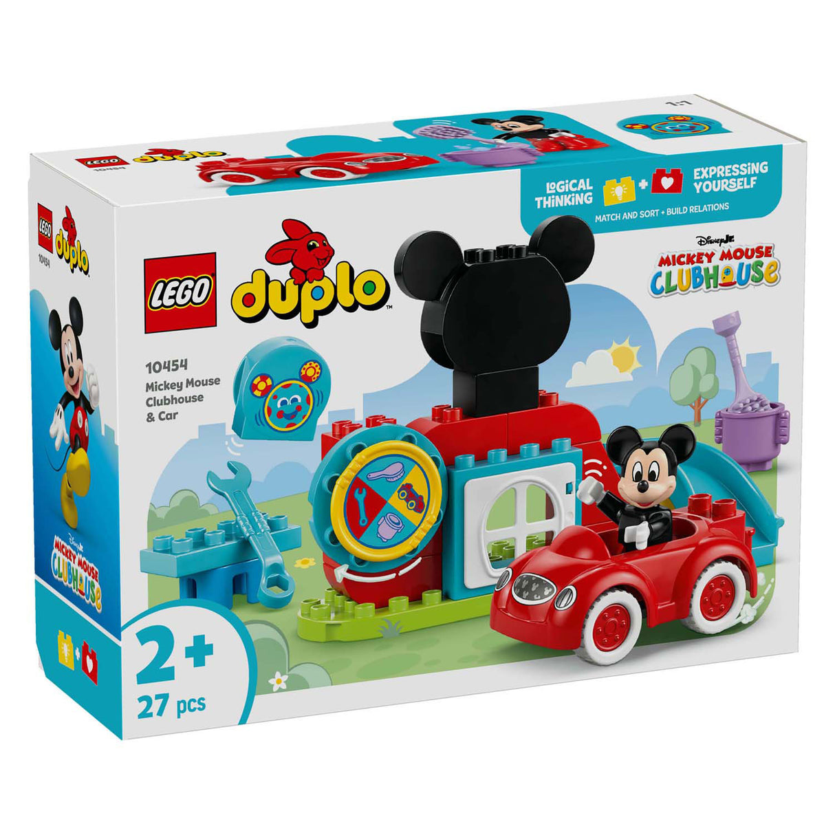 Lego duplo 10454 mickey mouse clubhuis en auto