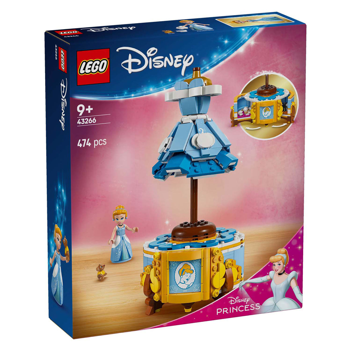 Lego disney prinses 43266 de jurk van assepoester