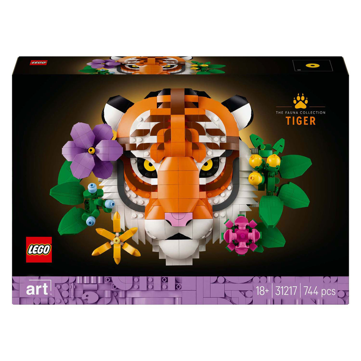 Lego art 31217 de faunacollectie tijger