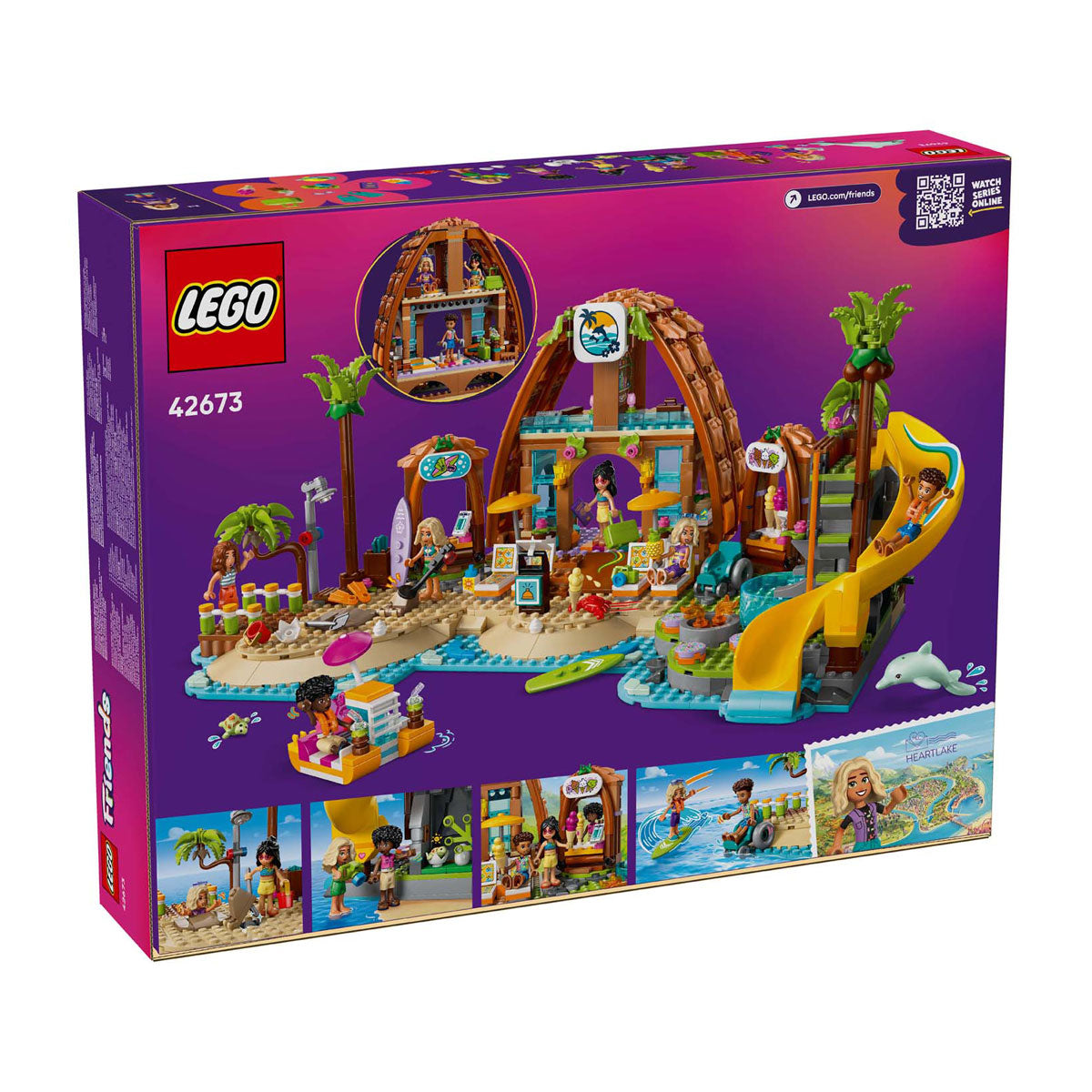 Lego friends 42673 familie vakantie strandresort