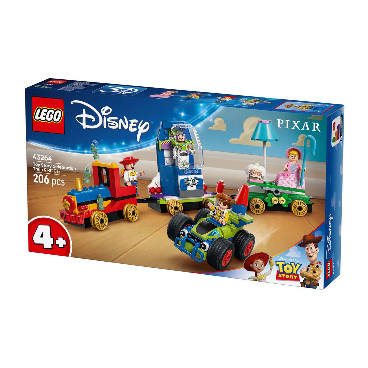 Disney lego 43264 toy story celebration train rc car