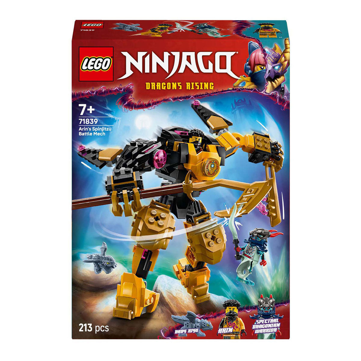 Lego ninjago 71839 arins spinjitzu strijdmecha